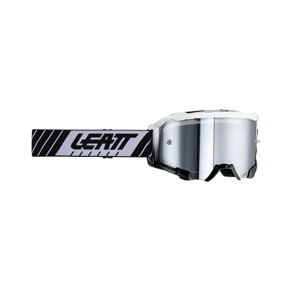 Leatt 2024 Goggles Velocity 4.5 Iriz White - Silver Lens